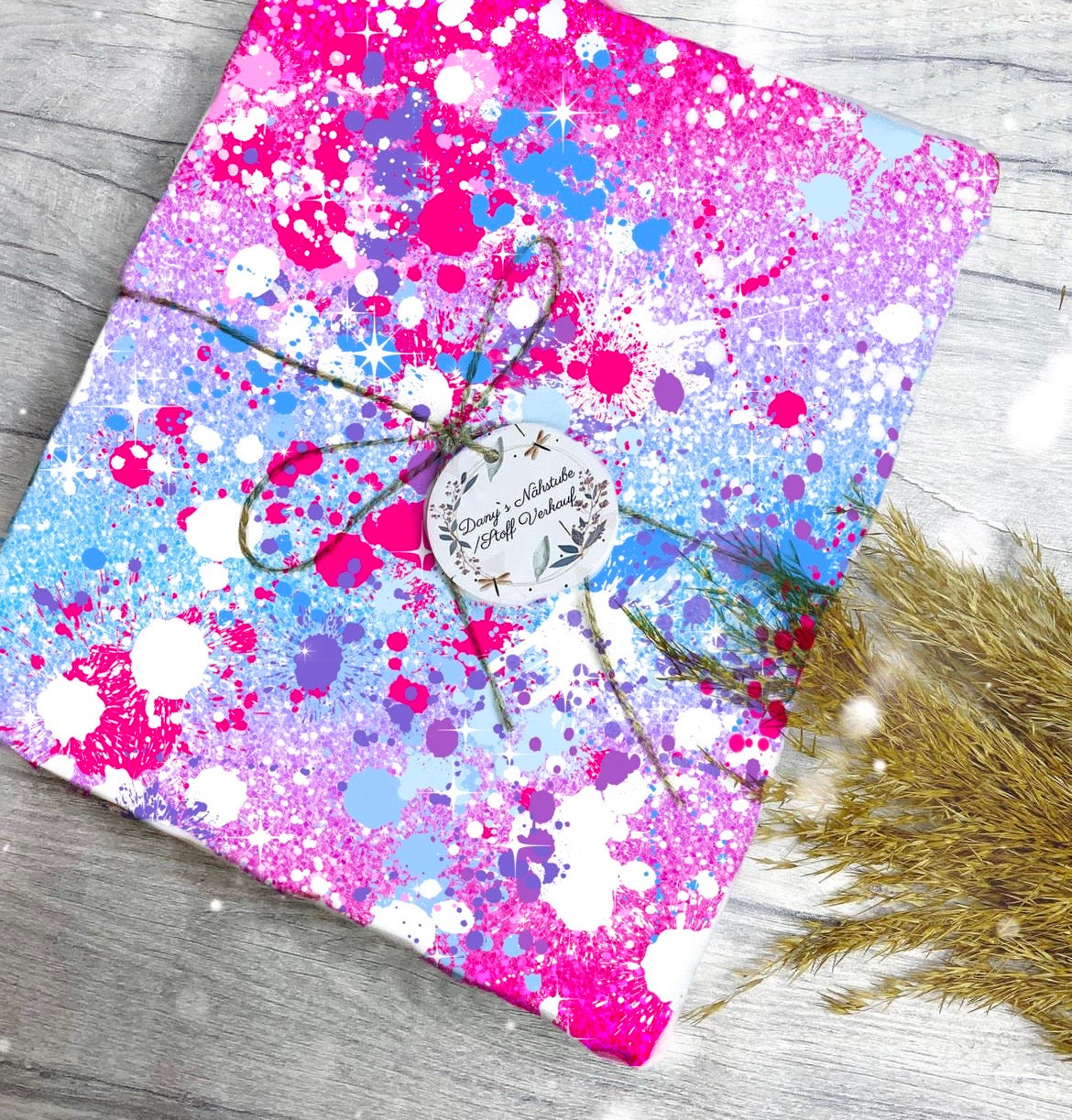 Bunte Glitzer Flecke Dauervorbestellung